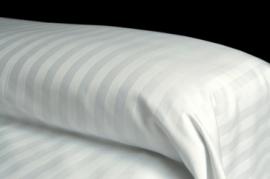 White bedspread listed 50% cotton 50% polyester