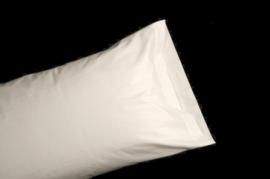 Funda almohada blanca, 100% algodón, modelo POPELÍN