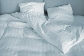 White duvet cover, moritz model, 100% brushed cotton and mercerized